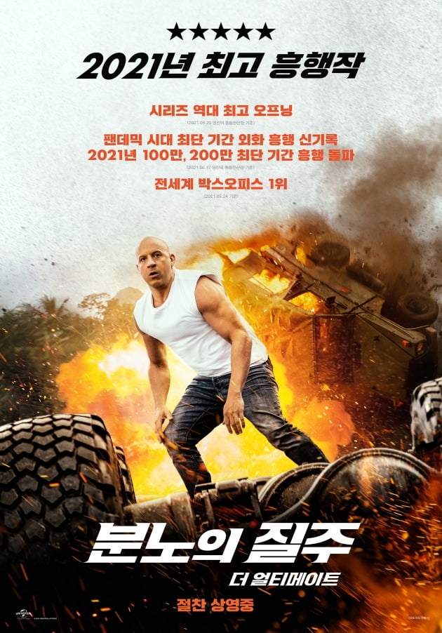 영화 '분노의 질주: 더 얼티메이트' 포스터 / 사진제공=유니버셜 픽쳐스