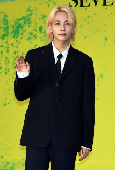 [TEN 포토] 세븐틴 정한 '금발의 미소년'