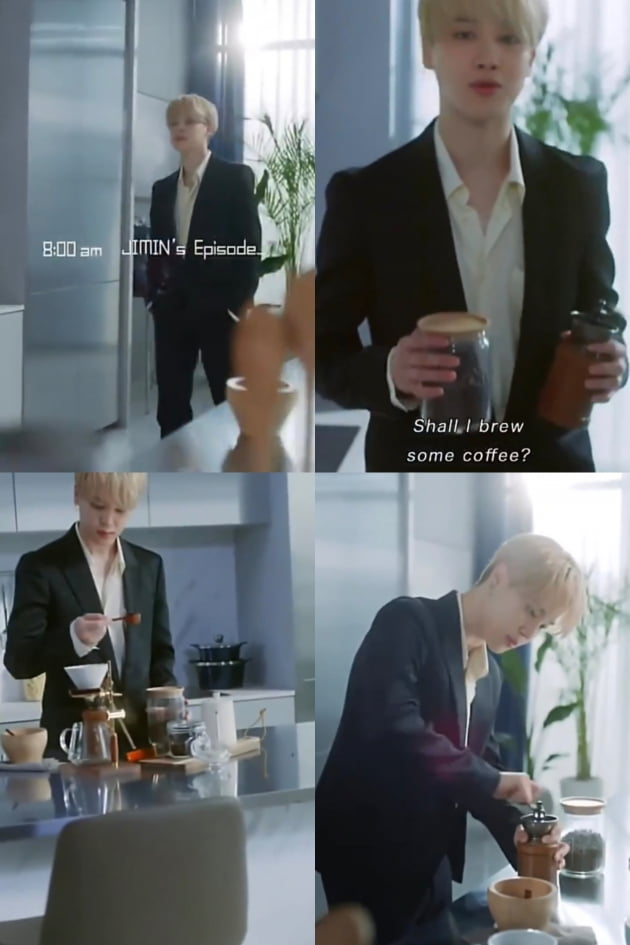 방탄소년단 지민, 바리스타 남친 변신...지민 커피 한잔 할래요?