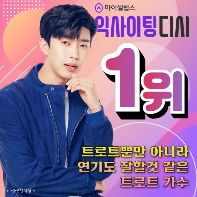 '팔방미인' 임영웅, 연기도 잘할 것 같은 트로트스타 1위 선정