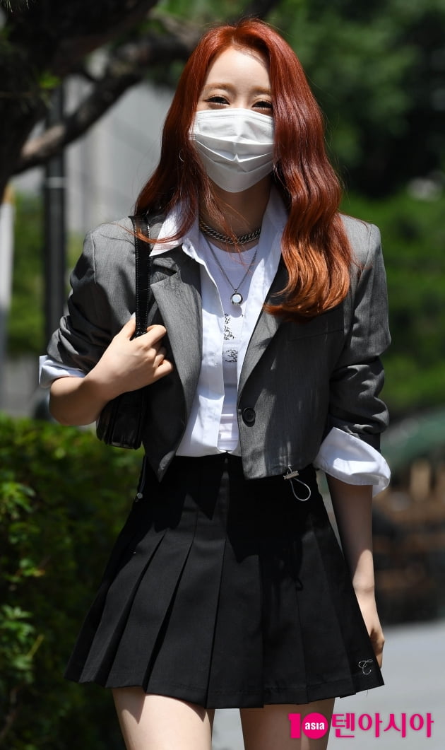 [TEN 포토] 우주소녀 연정 '신비로운 헤어컬러'