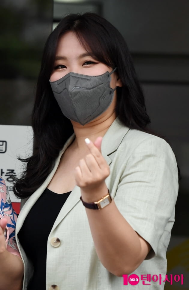 [TEN 포토] 빅마마 민혜 '사랑스러운 손하트'
