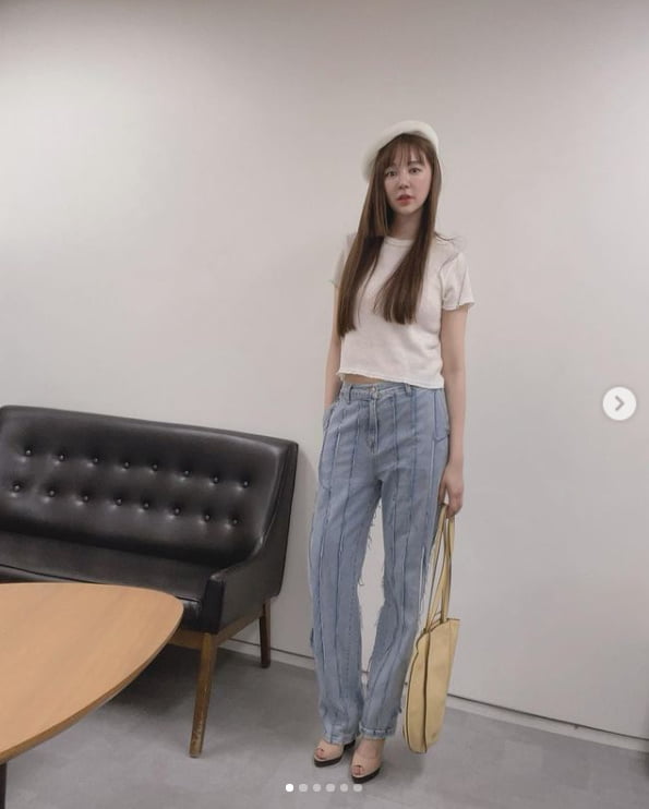 윤은혜, 화가인가 배우인가 빵모자가 못가린 꽃미모[TEN★]