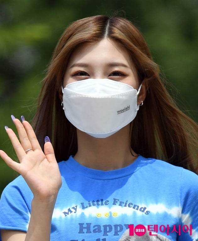 [TEN 포토] 우아 민서 '애교 눈웃음'