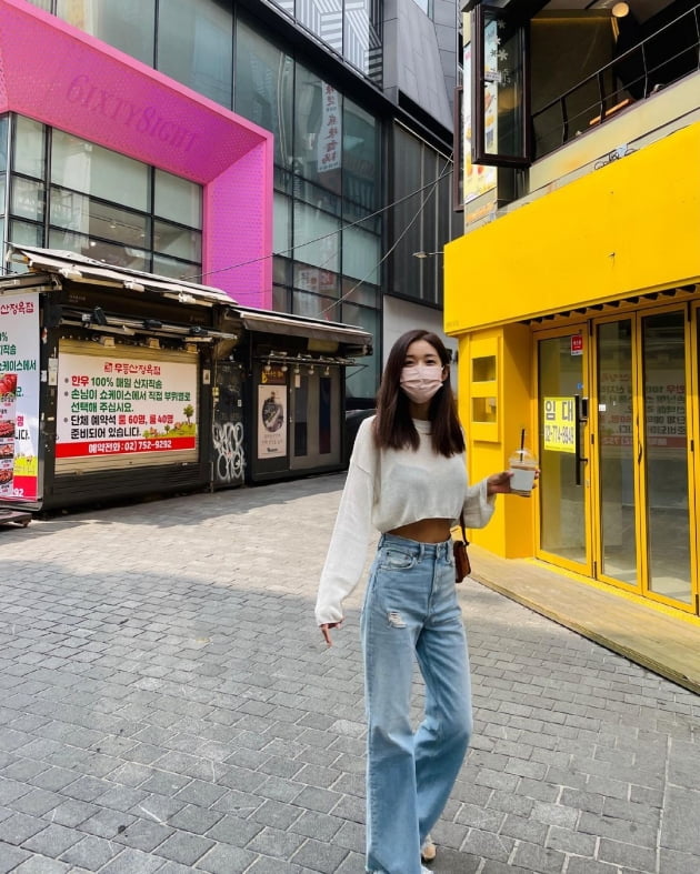 '-13kg' 김빈우, 크롭티로 드러낸 허리…바디 화보 촬영 후 자신감UP [TEN★]
