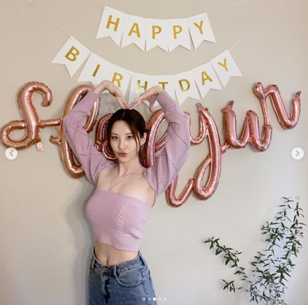 서현, 생일에 청초함 가득한 핑크빛 매력[TEN★]