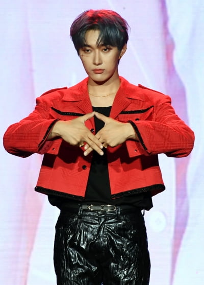 [TEN 포토] 오메가엑스 재한 '든든한 맏형'