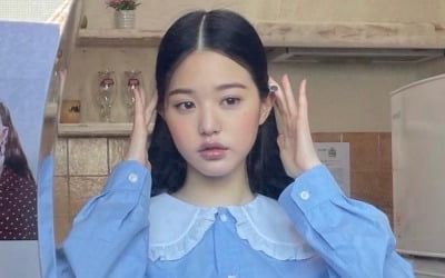 아이즈원 장원영, 5대5 가르마에 모나리자가 따로 없네 [TEN★]