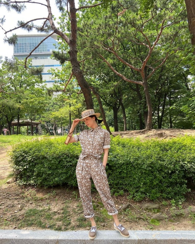 '류수영♥' 박하선, 양갈래가 어울리는 35세 "야호" [TEN★]