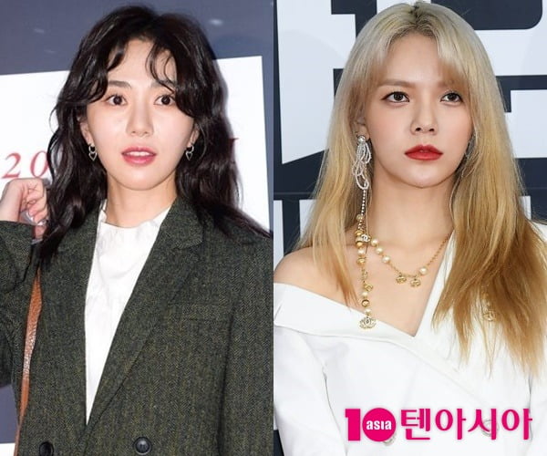 배우 권민아(왼쪽), 지민/ 사진=텐아시아DB