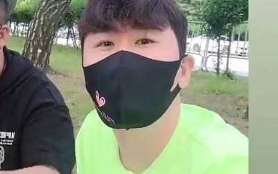 영탁, "잠실 공기 좋네" 형광 연두빛 훈훈함 [TEN★]