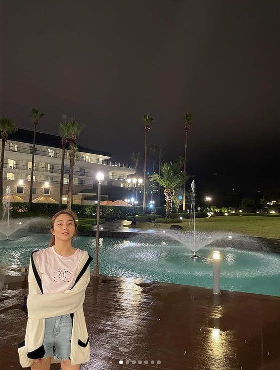 '조우종♥' 정다은, 완벽한 수영복 핏...여유로운 여름휴가[TEN★]
