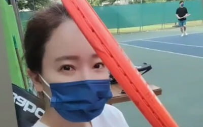 소유진 "♥백종원과 테니스, 살 빠진 백주부" 아침부터 알콩달콩 [TEN★]