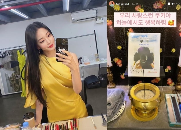 /사진=한예슬 인스타그램