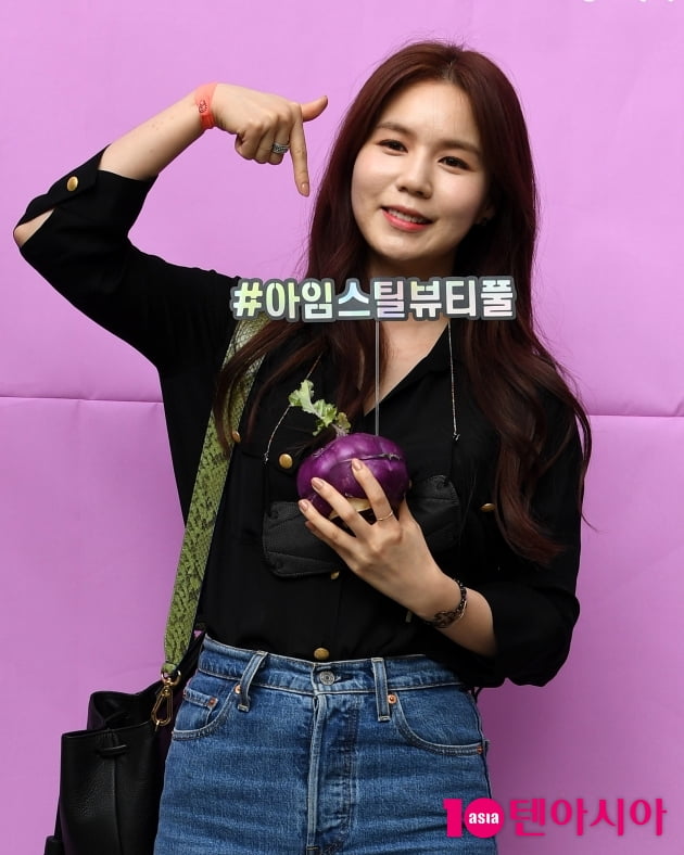 [TEN 포토] 박시은 '황보 응원 왔어요'