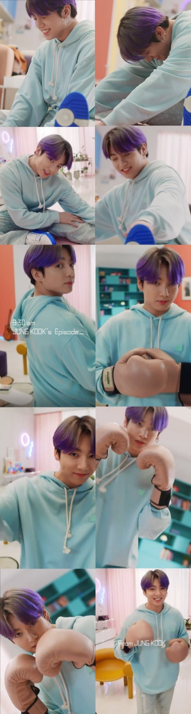 '스매쉬' 방탄소년단 정국, 복싱남의 치명적 '단짠' 매력