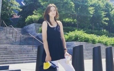 '권상우♥' 손태영, 미국 뉴욕 랜드마크 구경다니는 여유 [TEN★]