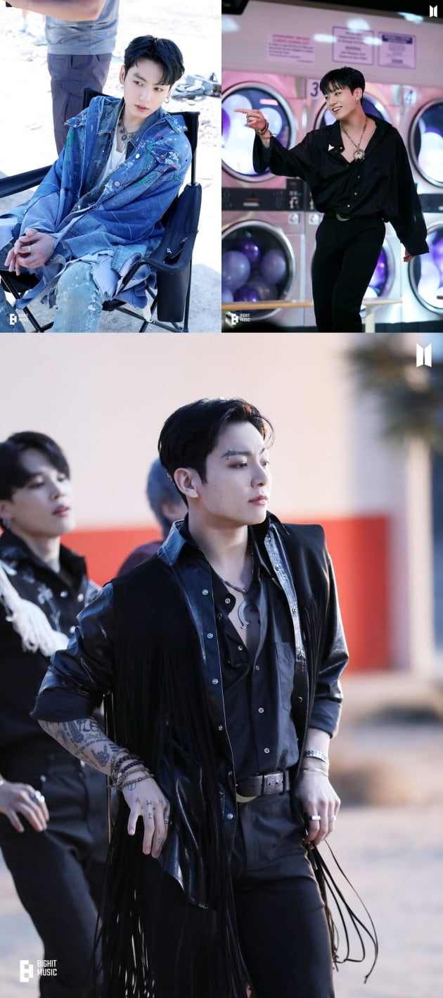 방탄소년단 정국, 'Permission to Dance' 스케치 포토에서 발산한 옴므파탈 매력