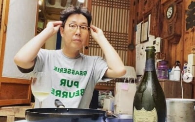 김영철 "일하고 싶어"…자가격리 중 혼술 [TEN★]