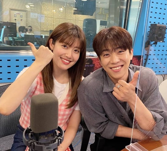 배우 남지현(왼쪽), 최종협./사진=SBS 파워FM '최화정의 파워타임’ 공식 인스타그램