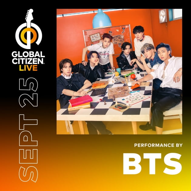 방탄소년단 글로벌 시티즌 라이브 출연 예고 이미지 /사진 = 글로벌 시티즌(Global Citizen)
