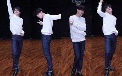 방탄소년단 지민, '퍼미션 투 댄스' 연습부터 '월클 수준'