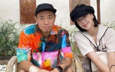 개리, ♥10살 연하 아내와 카페 나들이…사뭇 진지한 표정 '웃음' [TEN★]