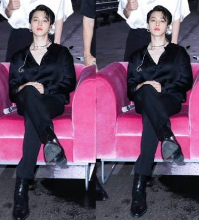 방탄소년단 지민, 美 지미팰런쇼 둘째날 '섹시한 뱀파이어'로 180도 변신