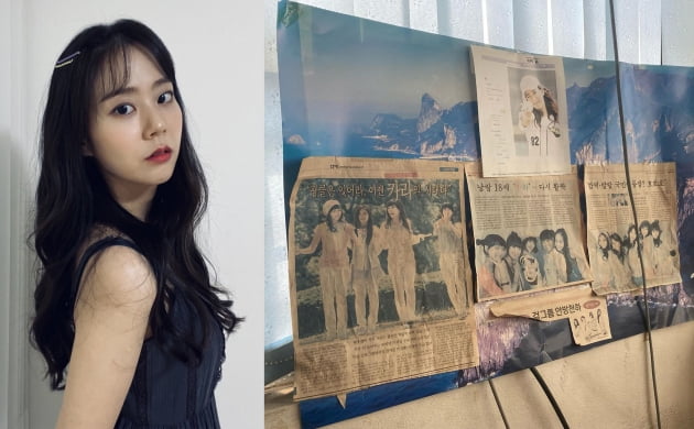 한승연, 신문지면 톱 차지하던 카라 시절 추억 "종이가 바래" [TEN★]