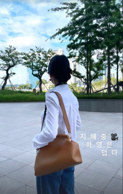 송혜교, 역시 프로는 남달라...폭염에 긴팔+긴바지  지금은 드라마 촬영중 [TEN★]