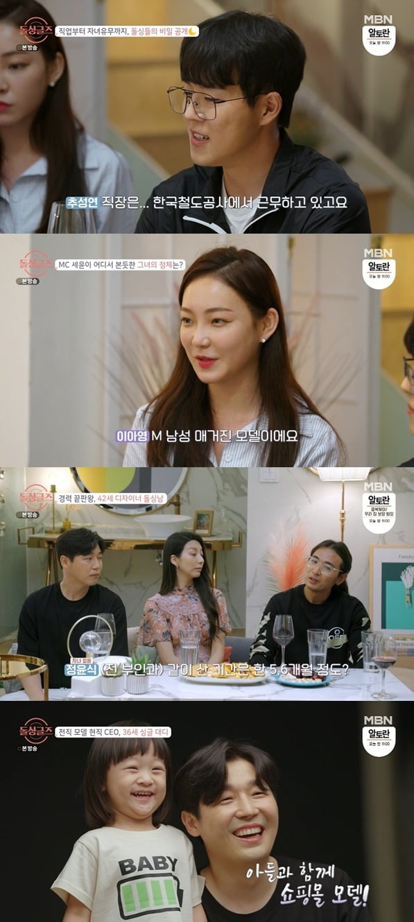 사진=MBN '돌싱글즈' 방송 화면.