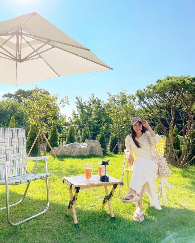 '박성광♥' 이솔이, '앞마당 소풍' 가능한 자택서 여유 넘치는 하루 [TEN★]