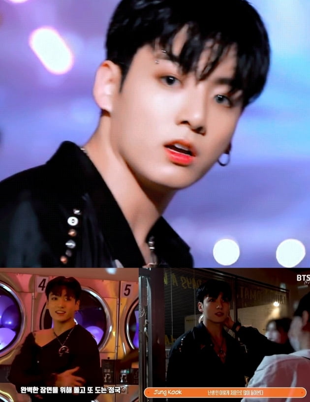방탄소년단 정국, 'PTD'뮤비 완벽한 한 장면 위해 '돌도 또 돌고'...무한 반복에서 빛난 프로의식