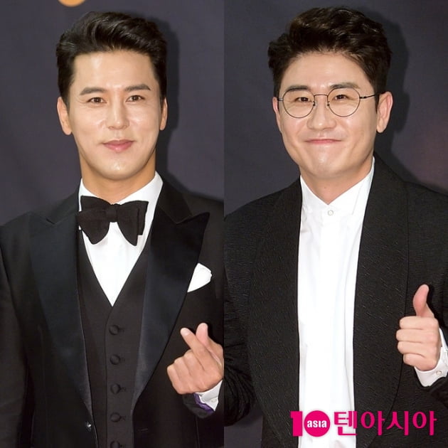 '뽕숭아학당' 녹화 후 확진 판정 받은 장민호(왼쪽), 영탁/ 사진=텐아시아DB