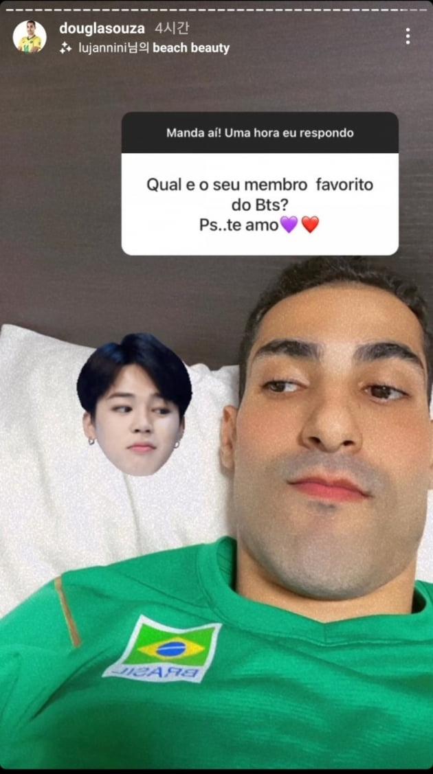 방탄소년단 지민, 체조 연맹→국가대표 배구 선수 최애 선언...브라질 한류 새바람