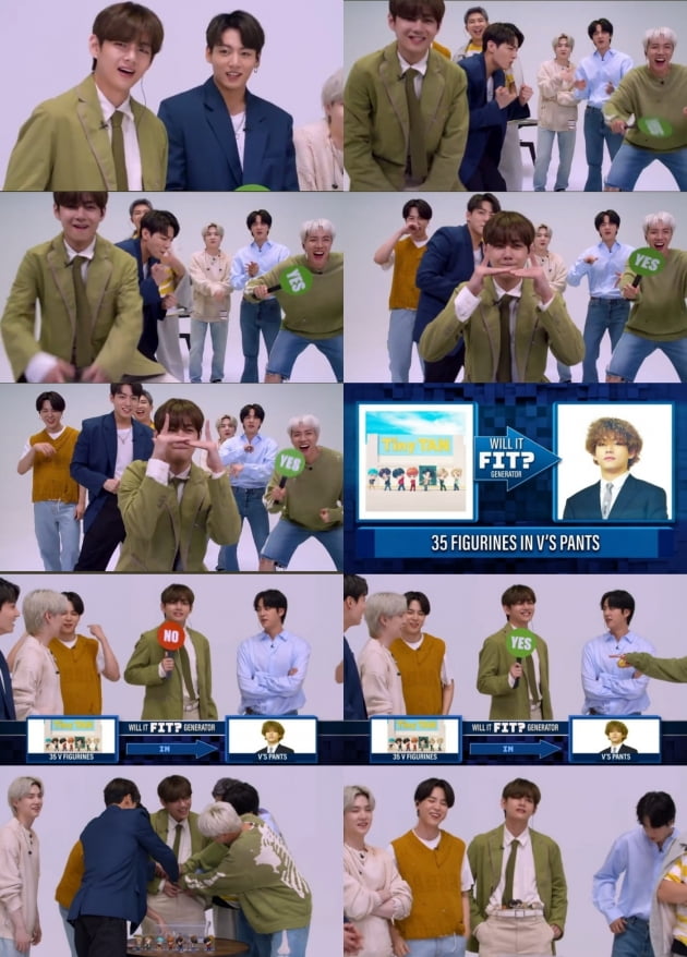방탄소년단 뷔, 美 '투나잇쇼' 포복절도 예능감 "잔망미+소년미"...예능신 강림