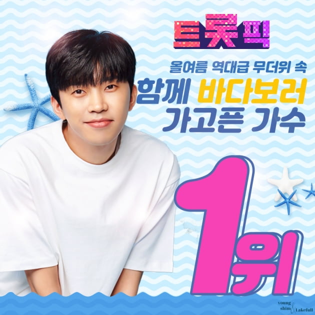 임영웅, '올여름 무더위 속 함께 바다보러 가고픈 가수' 1위