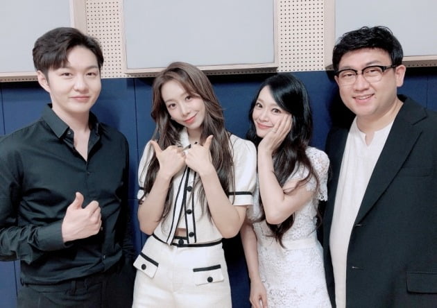 뮤지컬 배우 이창섭(왼쪽), 정유지, 김소현, 이한밀./사진제공=EMK뮤지컬컴퍼니