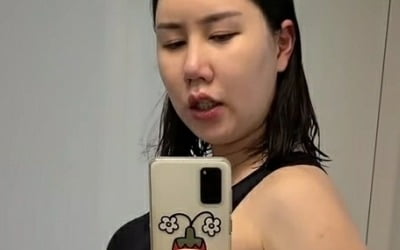 '삼둥이' 품은 황신영, 100kg 육박 "배가 터지지는 않겠죠?" [TEN★]