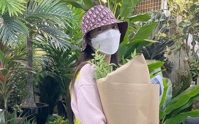 '김수미 며느리' 서효림, 135만원 명품D사 모자 쓰고 꽃 쇼핑 '우아美' [TEN★]