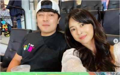 추신수♥하원미, '찰싹' 붙어서 달달한 야구장 데이트 [TEN★]