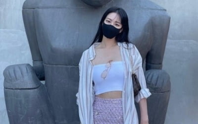 '10살 연하♥' 한예슬, 무슨 일 있나…침묵 속 뚱한 표정 [TEN★]