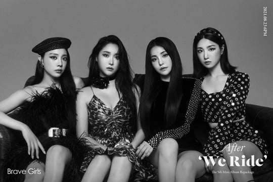 브레이브걸스, 미니 5집 리패키지 유닛&단체 포토 티저 공개…4人 4色 매력