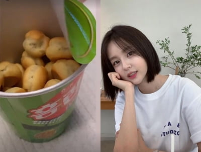 '두산家 며느리' 조수애, 달달한 과자의 유혹을 뿌리치지 못하네[TEN★]