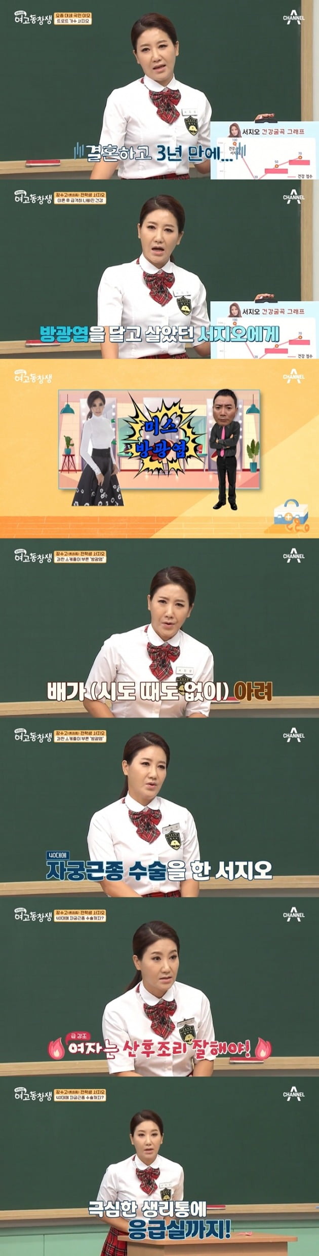 사진=채널A '여고동창생' 방송 캡처