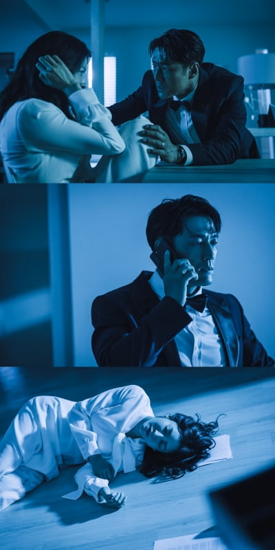 지진희, "아들은 죽습니다" 협박전화 받았다…윤세아, 충격에 실신 ('더 로드')