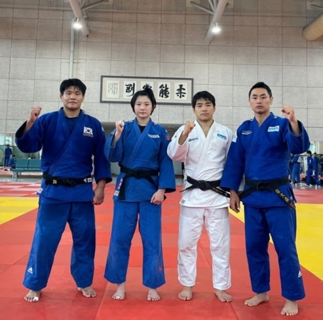 왼쪽부터 조구함, 한희주, 안창림, 송대남 감독 / 사진 = IHQ 제공