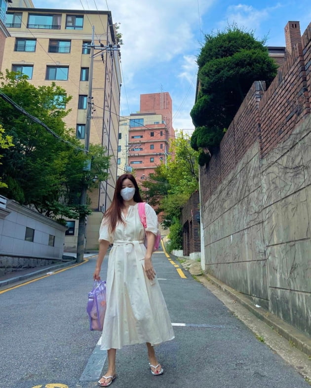 '한재석♥' 박솔미, 아침부터 이렇게 꾸밀 시간 있다고? 비주얼에 진심인 편 [TEN★]