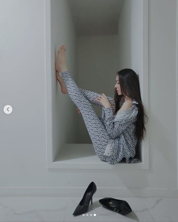 이다희, 다리 길이가 어쩜 이래?...예쁜게 체질[TEN★]