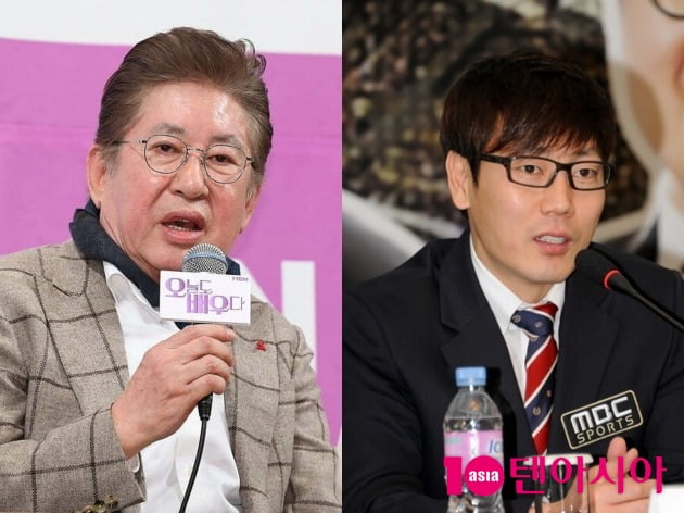 배우 김용건(왼쪽), 전 축구선수 송종국. /사진제공=텐아시아DB, MBC